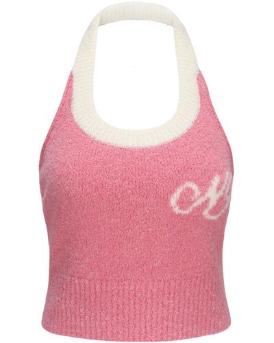 Nana Jacqueline Macie Knit Halter Top () (Final Sale) - Pink