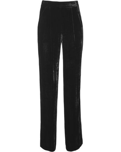 Lita Couture The Silk Velvet Pants - Black