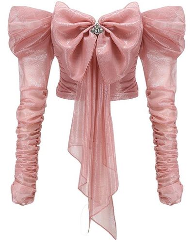 Nana Jacqueline Sydney Bow Top () (Final Sale) - Pink