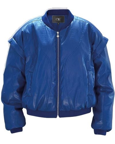 OW Collection Croc Bomber - Blue