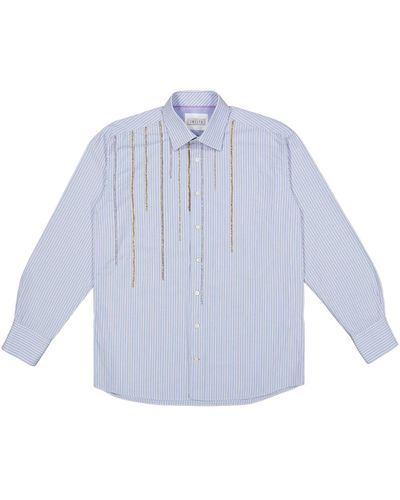 OMELIA Redesigned Shirt 4 Bls - Blue
