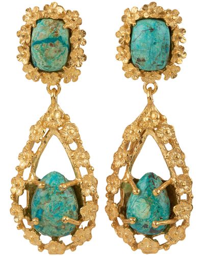 Christie Nicolaides Giselle Earrings - Green
