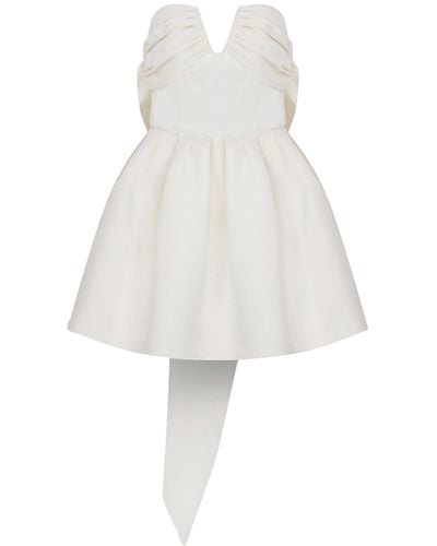 NAZLI CEREN Miro Strapless Mini Dress - White