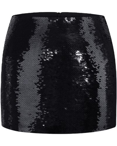 Nue Jemma Sequin Skirt - Black