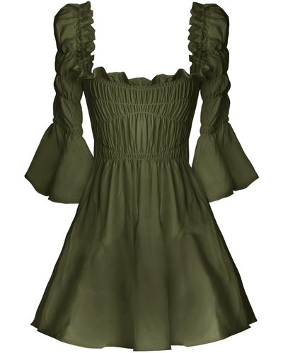 Georgia Hardinge Astra Mini Dress - Green