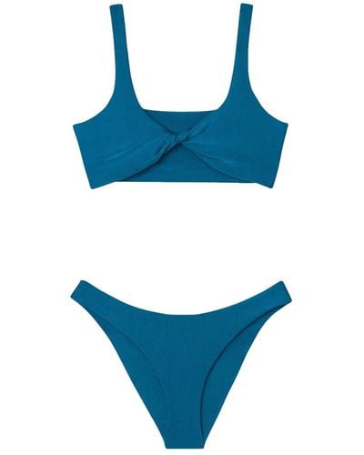 SARA CRISTINA Concha Bikini With Caribe Bottom - Blue