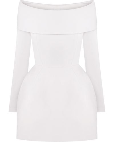 Total White Off-Shoulder Dress - White
