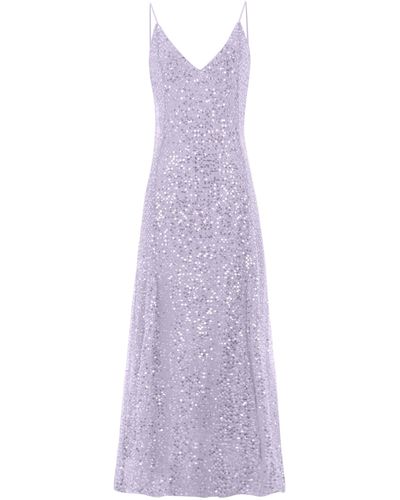F.ILKK Lilac Sequined Dress - Purple