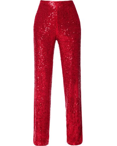 AGGI Pants Luca Brilliant Ruby - Red