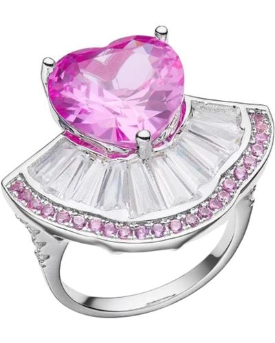 Nana Jacqueline Emilia Heart Ring () (Final Sale) - Pink