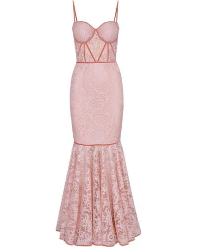 Lily Was Here Sensual Lace Dress - Pink