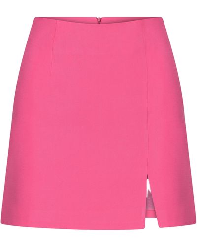 NAZLI CEREN Vance Mini Skirt - Pink