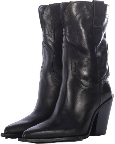 Toral Helga Western Boots - Black