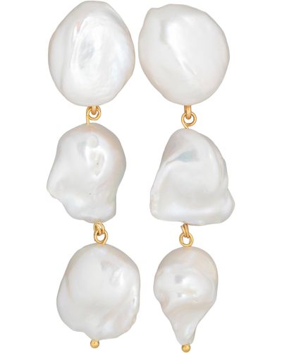 Christie Nicolaides Chrisanthi Earrings - White