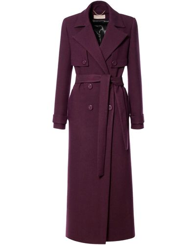 AGGI Coat Colette Plum Wine - Purple
