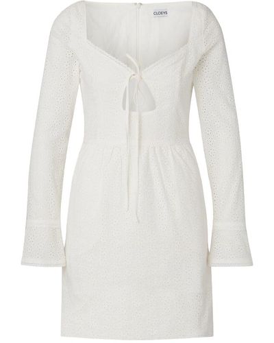 CLOEYS Broderie Anglaise Dress - White