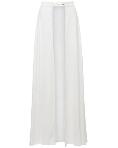Divalo Pearl Shoal Skirt Belt - White