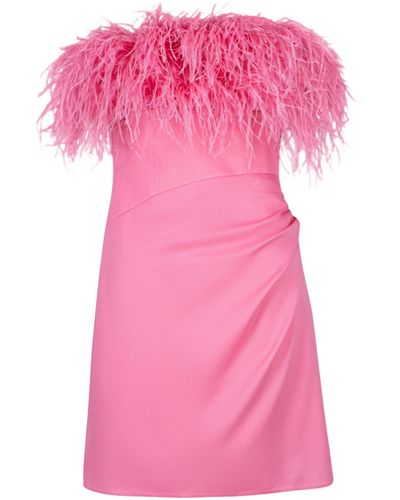 F.ILKK Feather Dress - Pink