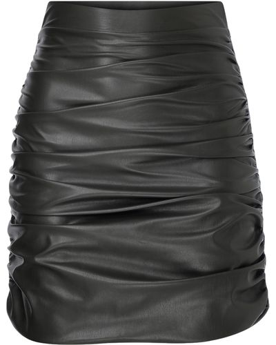 NAZLI CEREN Chels Ruched Skirt - Black