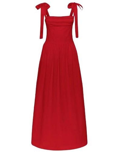 Murlong Cres Elsa Maxi Dress - Red