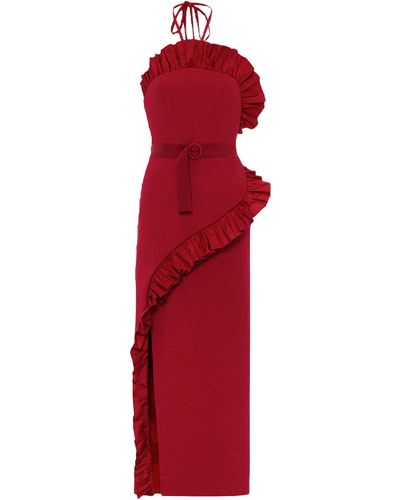 Filiarmi Char Fuchsia Maxi Dress - Red