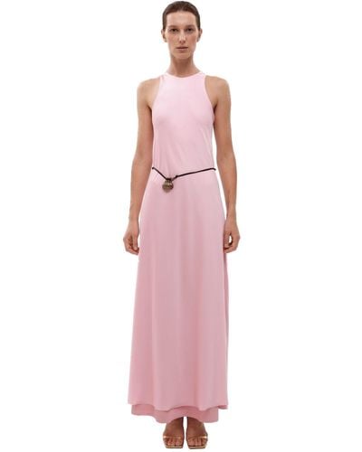 Gasanova Silk Maxi Dress - Pink