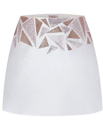 Nue Mosaic Skirt - White
