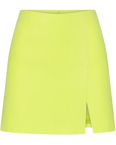 NAZLI CEREN Vance Mini Skirt - Yellow