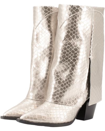 Toral Vegas Light Textured Boots - Natural