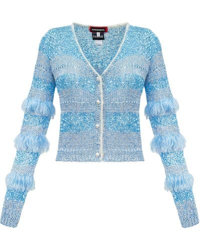Andreeva Handmade Knit Sweater - Blue
