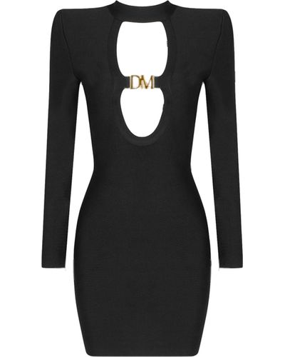 Daniele Morena Iconic Structured Dress - Black