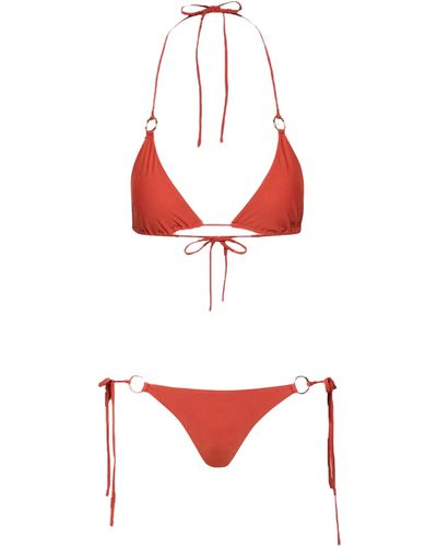 SARA CRISTINA Classic String Bikini - Red