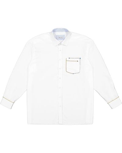 OMELIA Redesigned Shirt 2 W - White