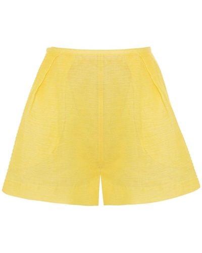 YVON Myosotis Shorts - Yellow
