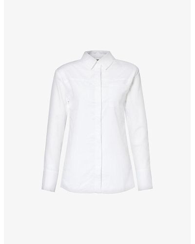 4th & Reckless Vienna Open-back Woven Shirt - White