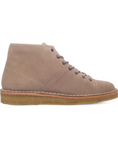 Paul Smith Errol Suede Monkey Boots - Natural