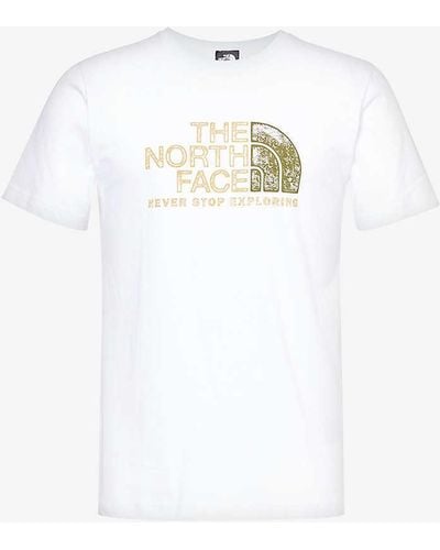 The North Face Rust Branded-print Cotton-jersey T-shirt X - White