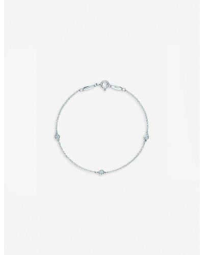 Tiffany & Co. Elsa Peretti® Diamonds By The Yard® Bracelet In Sterling - White