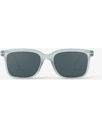 Izipizi #i Square-frame Polycarbonate Sunglasses - Blue