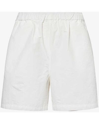 Sunspel X Nigel Cabourn Ripstop Cotton-blend Shorts - White