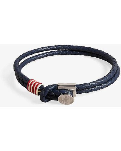 TED BAKER Mens Bracelet Mens BANAT Tan T-Detail Hook Leather Bracelets BNIB  R£39