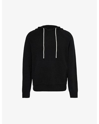 PAIGE Donaldson Relaxed-fit Knitted Hoody - Black