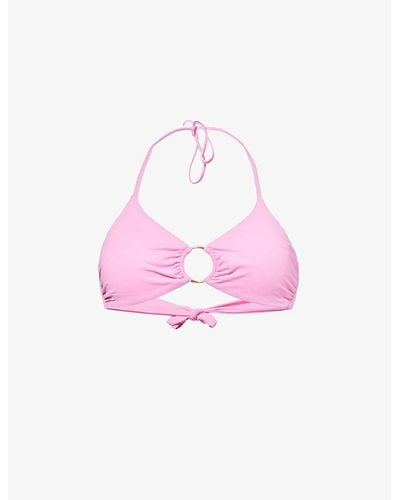 Melissa Odabash Hamburg Triangle-cup Bikini Top - Pink