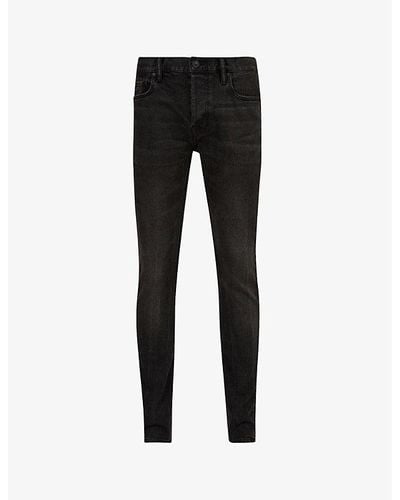 AllSaints Cigarette Mid-rise Skinny Jeans - Black