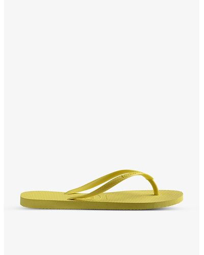 Havaianas Slim Rubber Flip-flops - Yellow