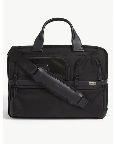 Tumi Alpha Nylon Laptop Briefcase - Black