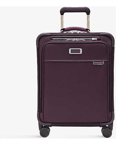 Briggs & Riley Global Soft Shell 4-wheel Cabin Suitcase - Purple