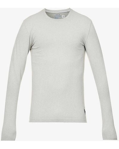 Polo Ralph Lauren Slim-fit Stretch-jersey T-shirt X - White