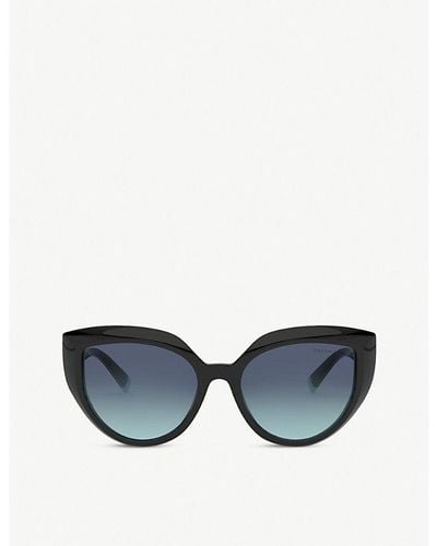 Tiffany & Co. Plastic And Acetate Cat-eye Sunglasses - Blue