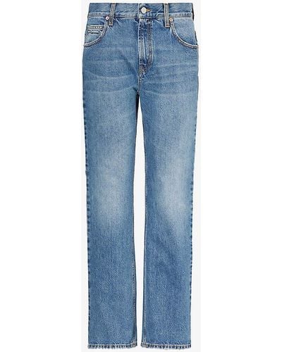 Gucci Flared-leg Mid-rise Jeans - Blue